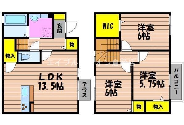 フォーリーフの物件間取画像